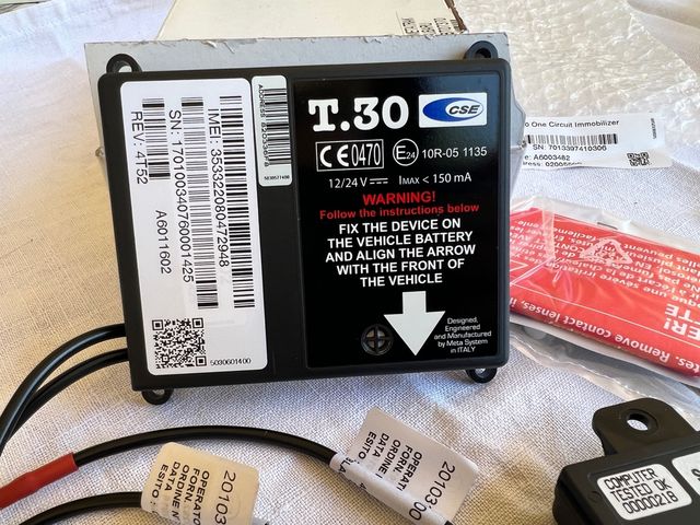 METATRAK LOCALIZZAZIONE  CON BLOCCO MOTORE  T.30