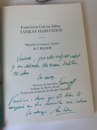 Libro de poesía Tankas habitados