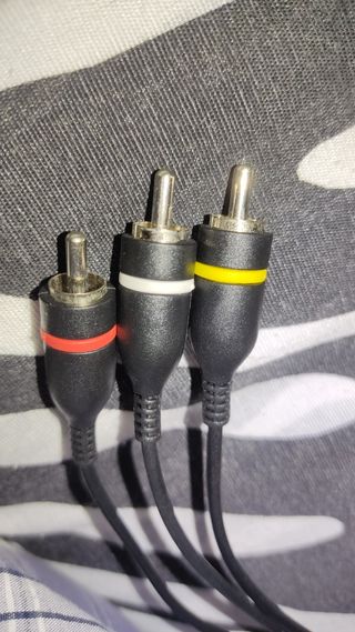 Cable RCA+vídeo macho a Jack audio/vídeo