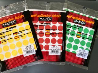 Etichette autoadesive Markin 420 pezzi a colore