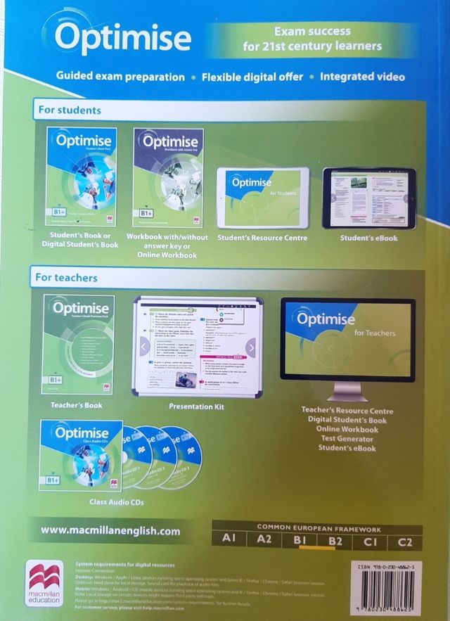Optimise Student's Book Pack and First (FCE) B1+
