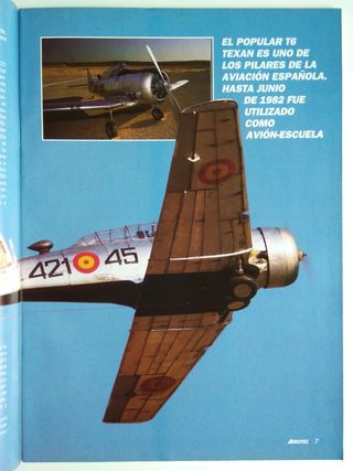 Aeromodelismo AEROTEC F-86 Sabre, T6 Texan, Blanik