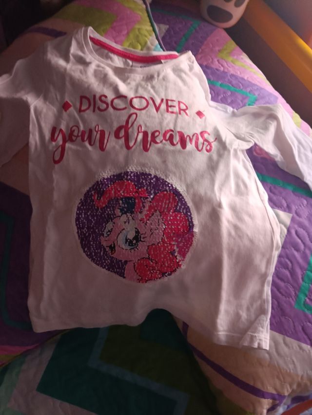 camiseta unicornio talla 7-8