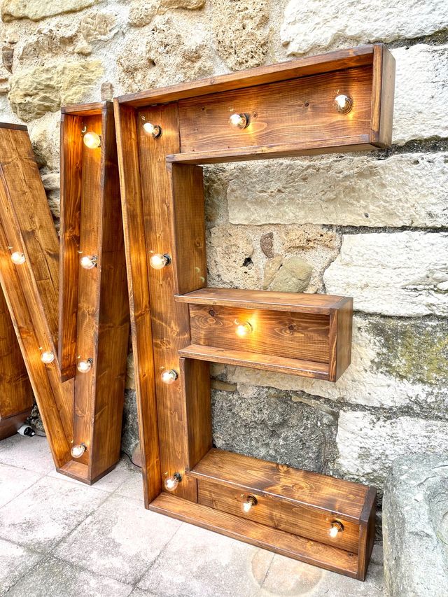 ALQUILER letras LOVE XXL con luces!