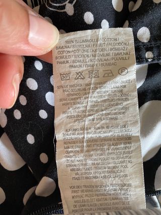 Falda midi estampado geométrico. AMISU. 38