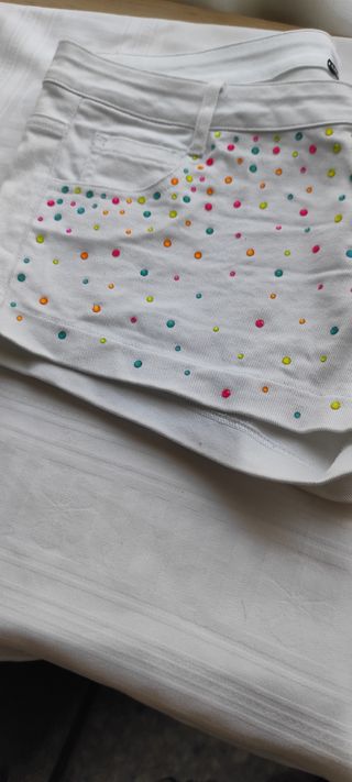 BIKINI Y SORT NUEVO BLANCO.