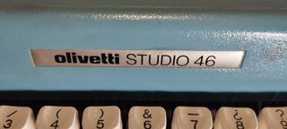 Maquina escribir olivetti 46
