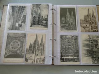 ÁLBUM DE 122 POSTALES ANTIGUAS DE BURGOS. SIGLO XI