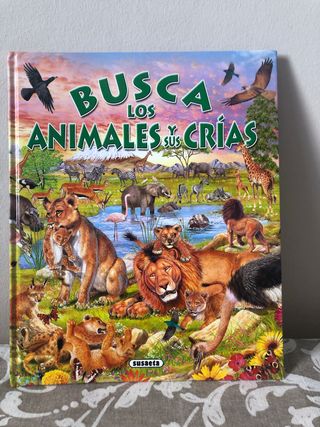 Libro de "Busca a los animales y a sus crías"