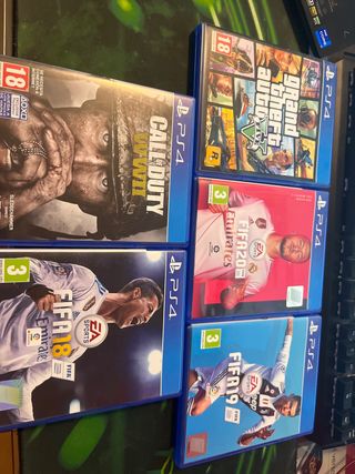 Seleccion de juegos ps4