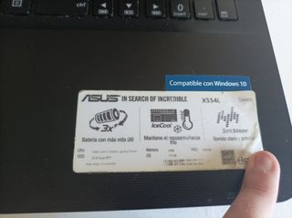 Ordenador Asus X554L