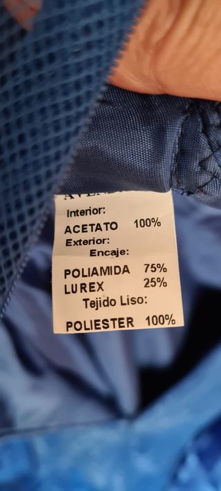 Vestido largo encaje + tocado hecho a mano