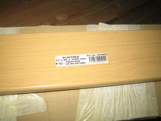 Rodapie MDF para suelo vinilico