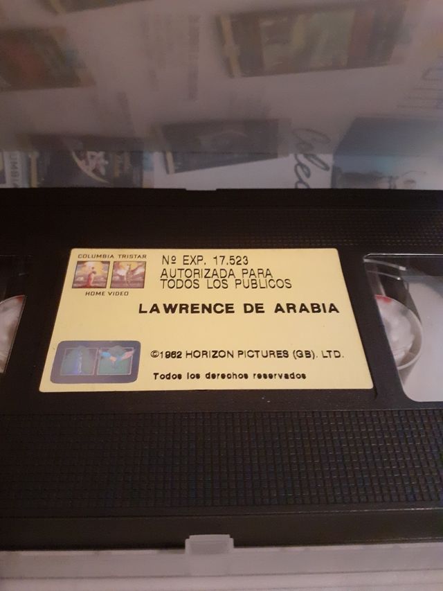 Lawrence d'Arabia in VHS