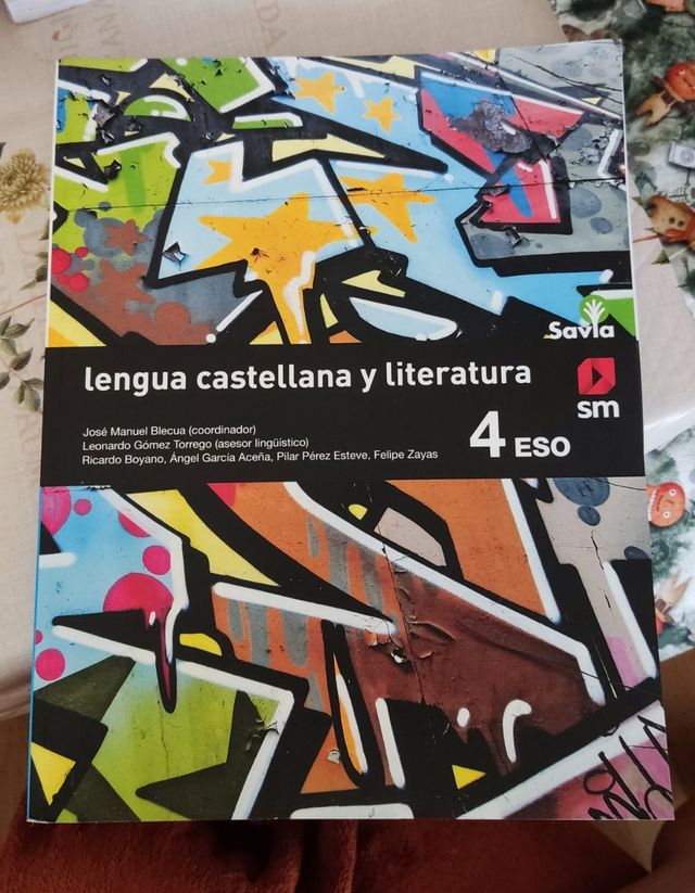 Libro lengua y literatura 4 ESO Savia SM