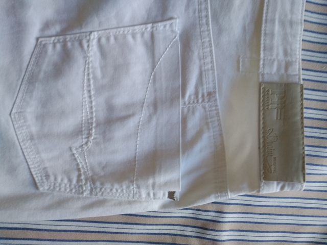 Falda vaquera blanca Talla 40 Punto Roma