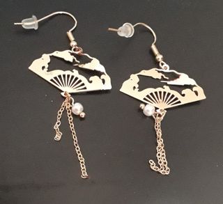Pendientes Abanico japonés
