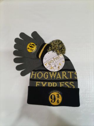 Gorro y guantes Harry Potter