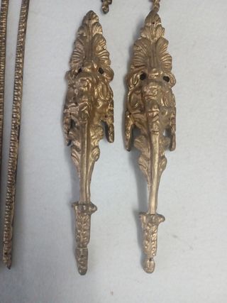 Lote adornos bronce
