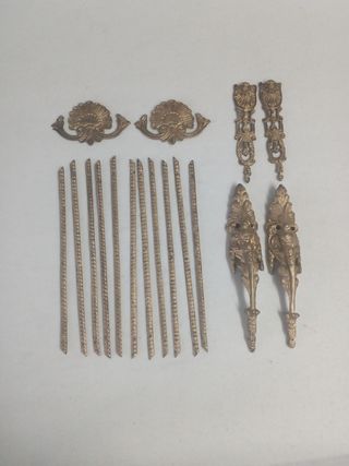 Lote adornos bronce
