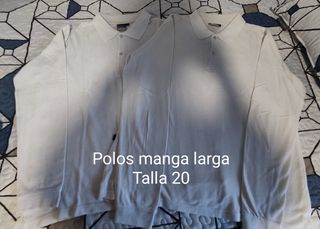 2 polos manga larga (juntos 10€, separados 7€)