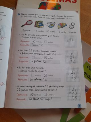 Libros de ortografía y problemas 