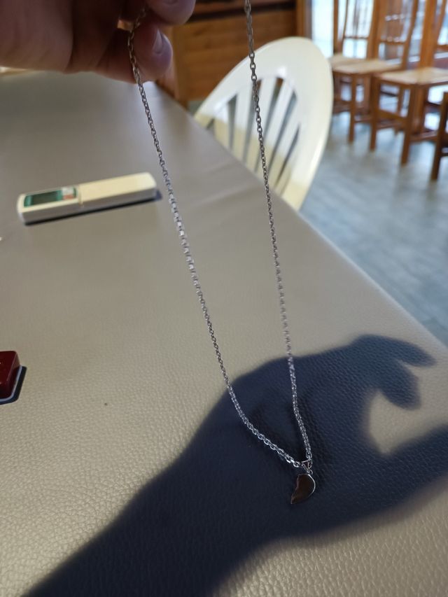 CADENAS Y COLGANTE DE PLATA DE LEY