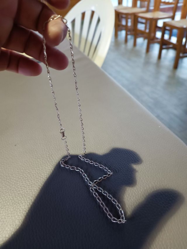 CADENAS Y COLGANTE DE PLATA DE LEY