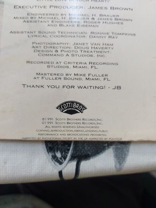 Love Over Due - James Brown vinile