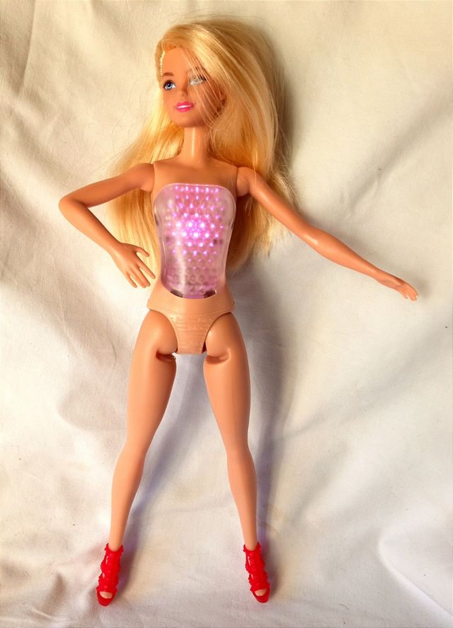 Baby popstar canta Malibu torace lumina mattel