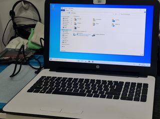 Oferta Portátil HP blanco