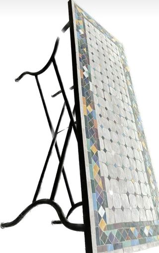 recin hecha mesa mosaico  120x50 cm