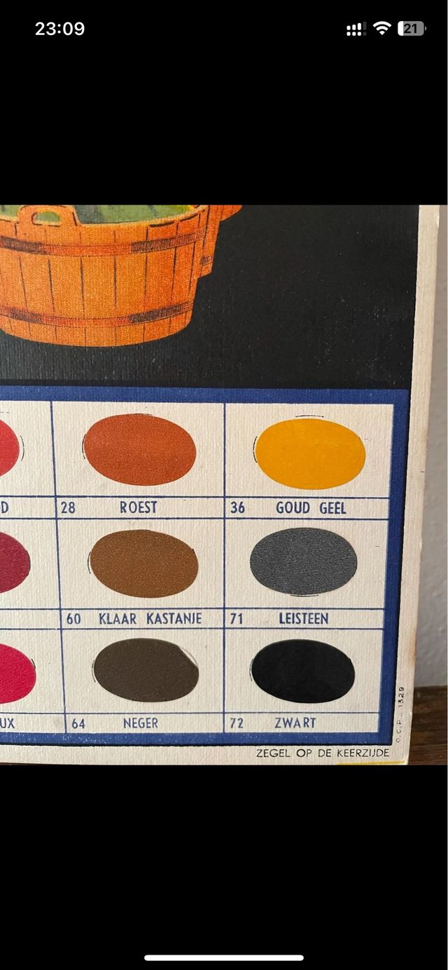 Antico cartonato pubblicitario degli anni 20