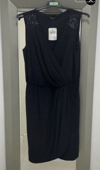 TRAJE fiesta NUEVO talla S color negro  vestido