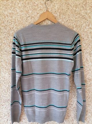 Jersey gris con rayas Owk