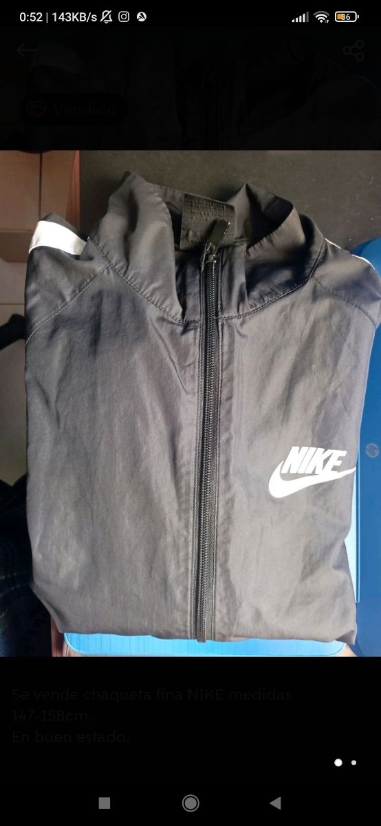 Chaqueta-cortavientos de nike