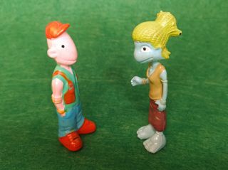 'Los Lunnis" - 6 figuras PVC (año 2004).