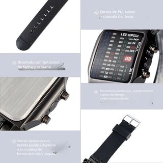 Reloj Led electrónico digital multifunción