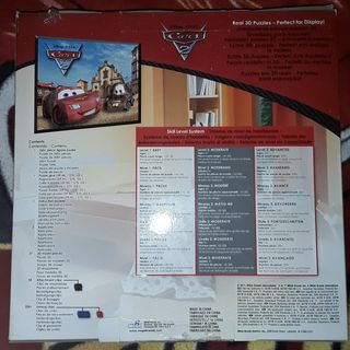 PUZZLE "CARS 2 " . " 3D PUZZLE " BREAKTHROUGH.