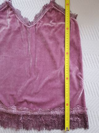 Top lencero color frambuesa