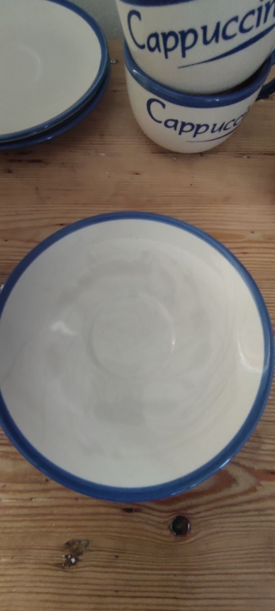 set di 3 tazze da cappuccino