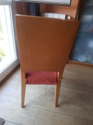 Sillas de salón con tapizado