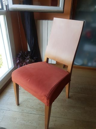 Sillas de salón con tapizado