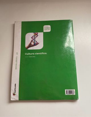 Libro Cultura científica 1 Bachillerato