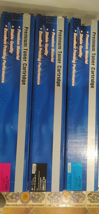 3 Tóner impresora nuevos