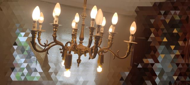 Lampara araña de techo