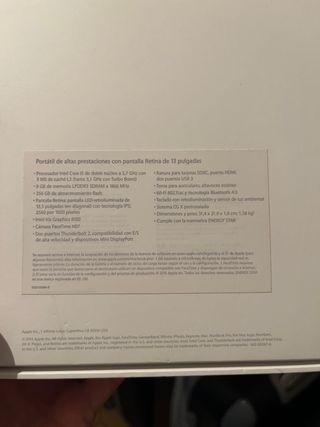 Caja Mac book pro
