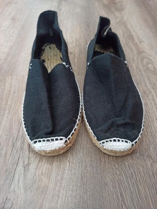 Alpargatas negras talla 41
