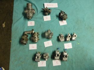 Carburadores BING variados de moto