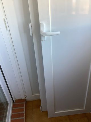 2 puertas robustas aluminio blanco ver fotos